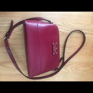 Kate Spade burgundy cross body
